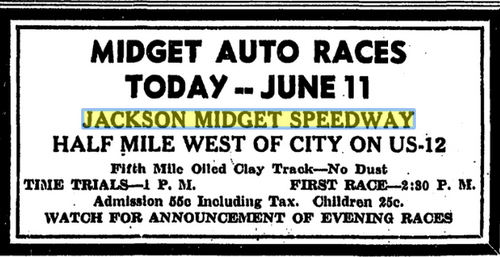Jackson Midget Speedway - June 11 1939 (newer photo)